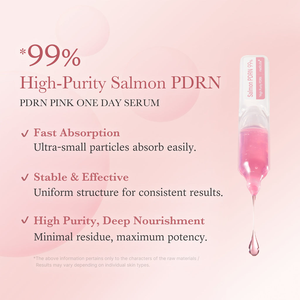 [Subscr.] PDRN Pink One Day Serum - Travel Ready Toner Pads