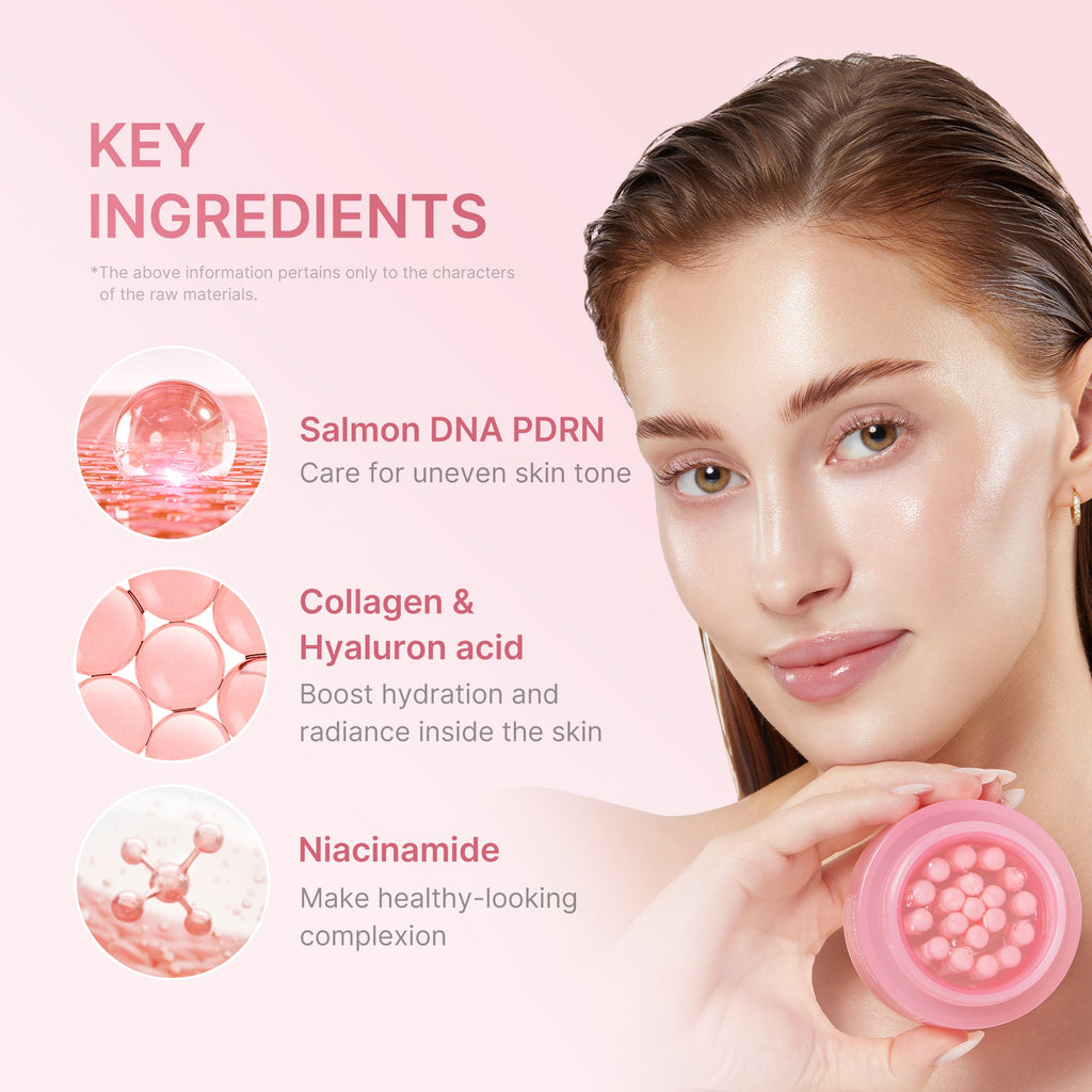 [GIFT] PDRN Pink Collagen Capsule Cream - Fresh Glow Drops