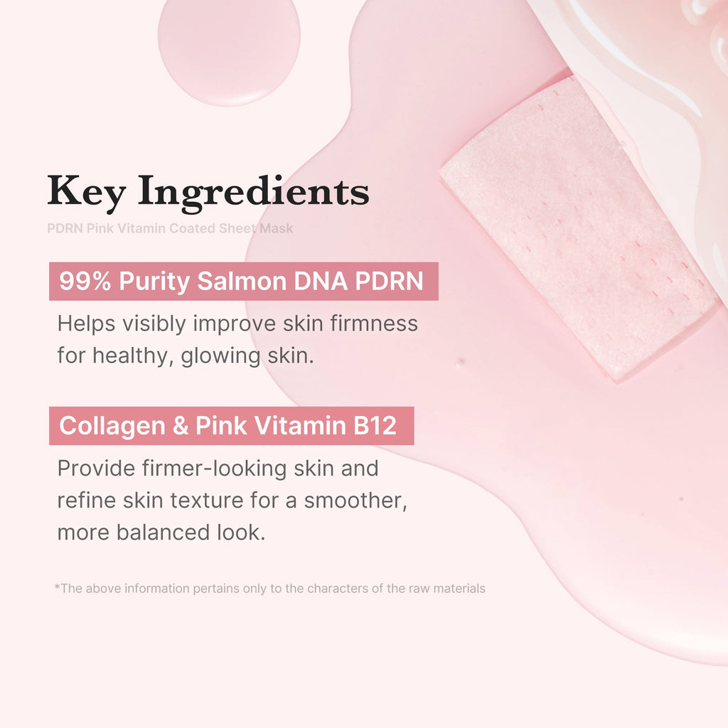 [Subscr.] PDRN Pink Vita Coating Sheet Mask - Self Care Exfoliating Pads