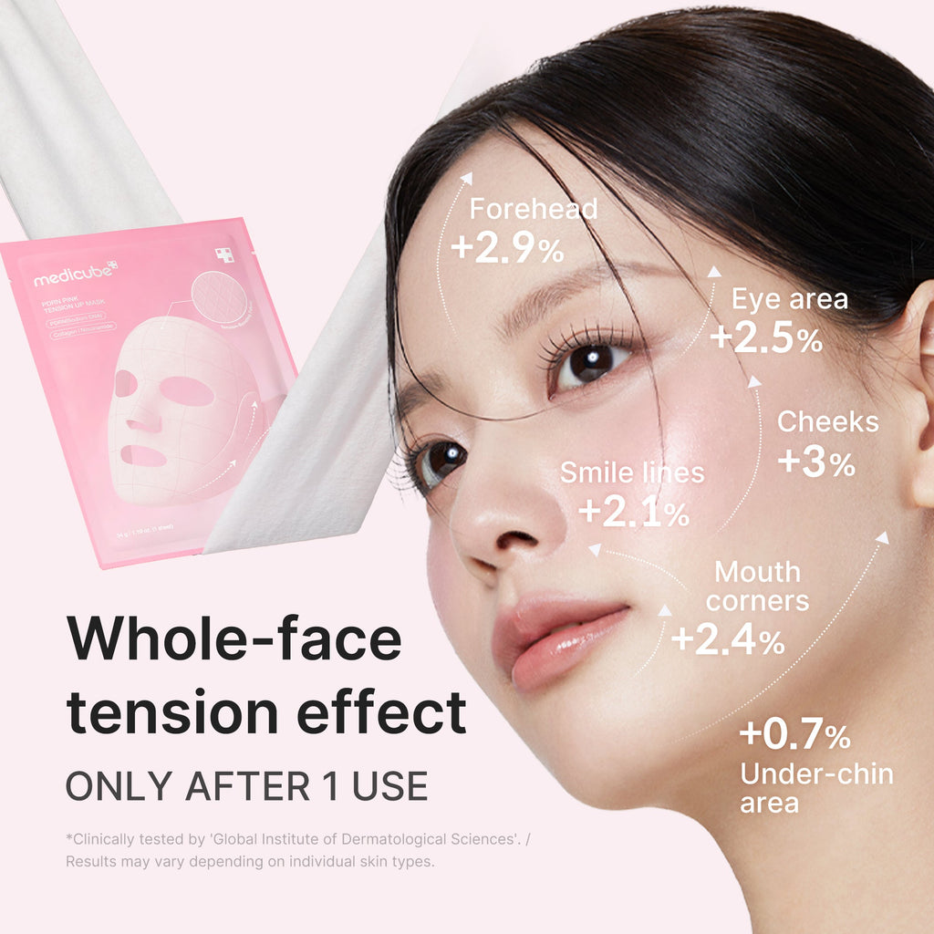 PDRN Pink Tension Up Mask - Fresh Face Clay Mask
