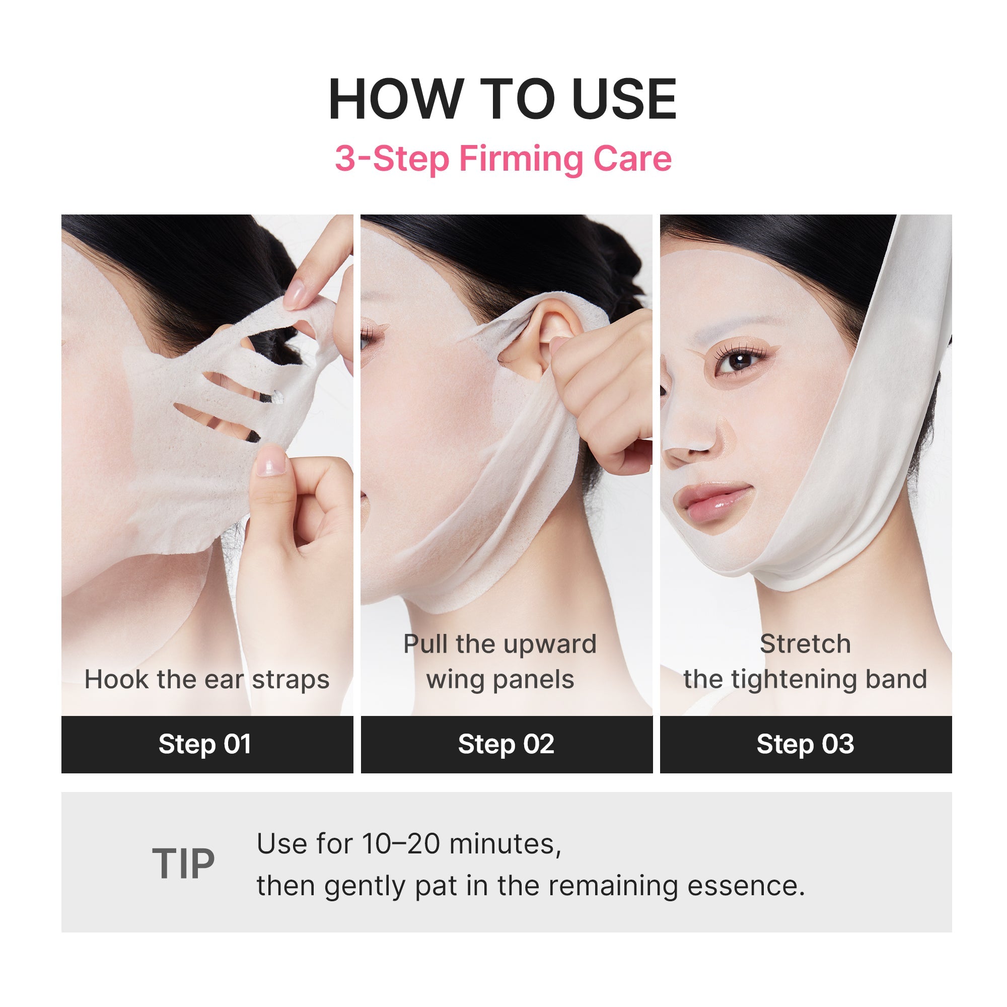 PDRN Pink Tension Up Mask - Fresh Face Clay Mask