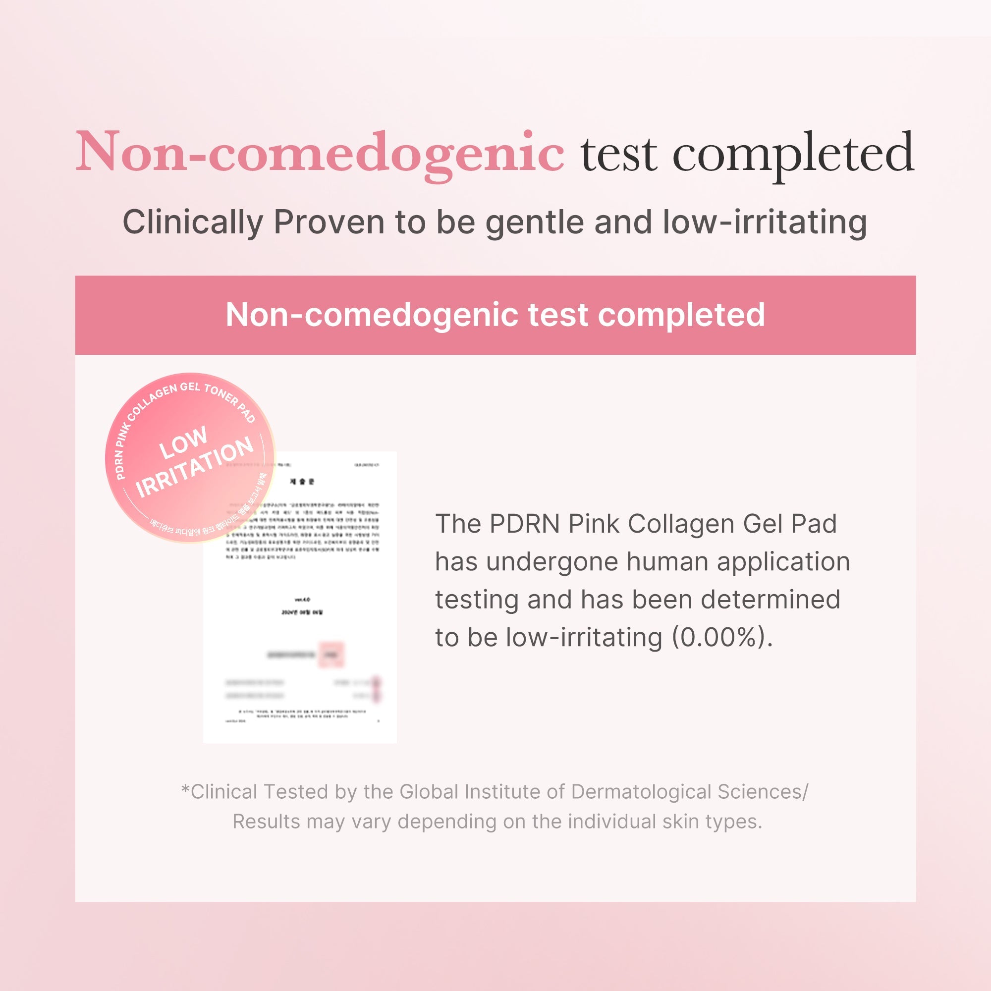 PDRN Pink Collagen Gel Toner Pad - Self Care Gel Cleanser