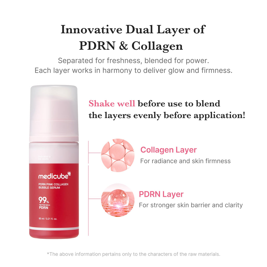 PDRN Pink Collagen Bubble Serum - Daily Moisture Cream