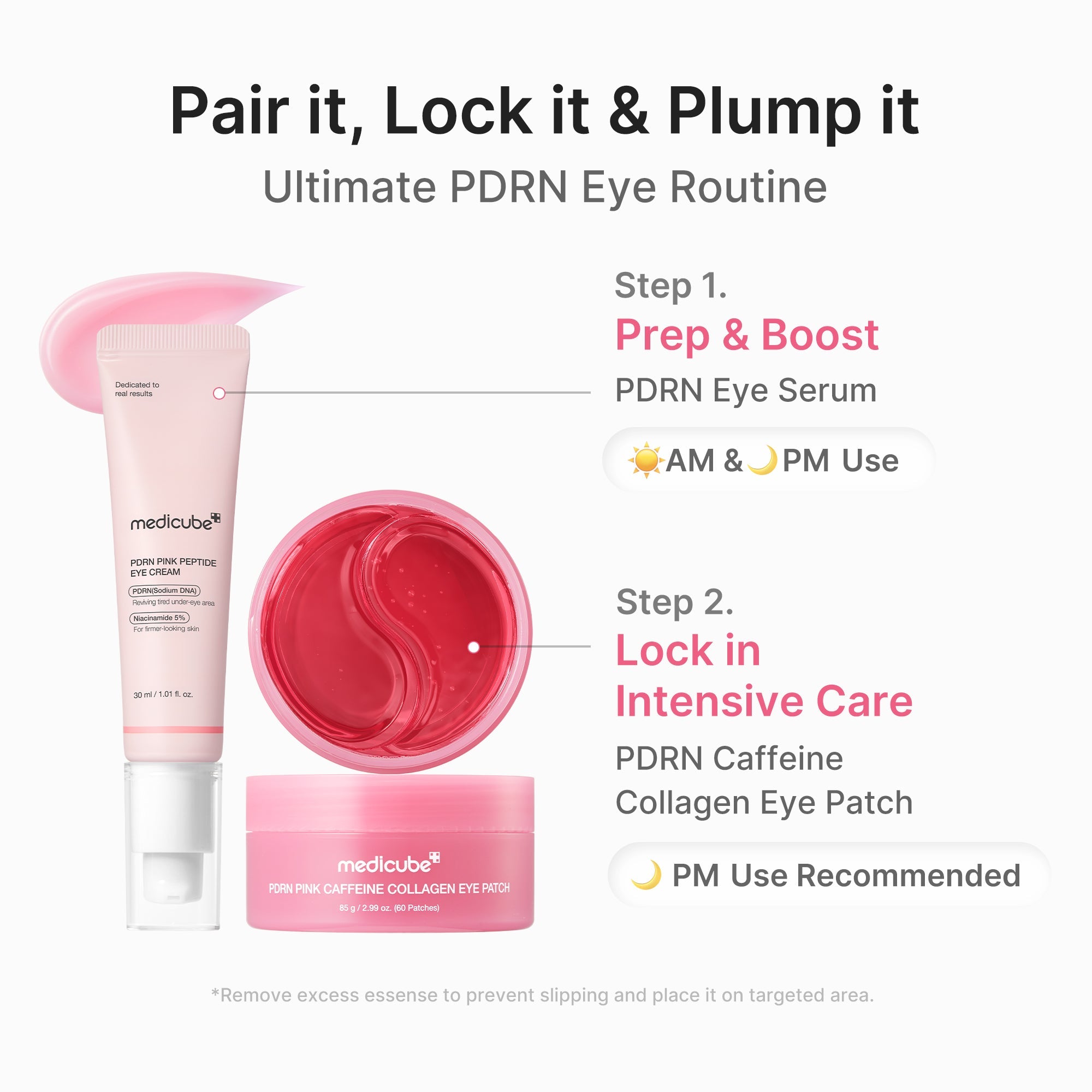 PDRN Caffeine Collagen Eye Patch - Fresh Beauty Tool