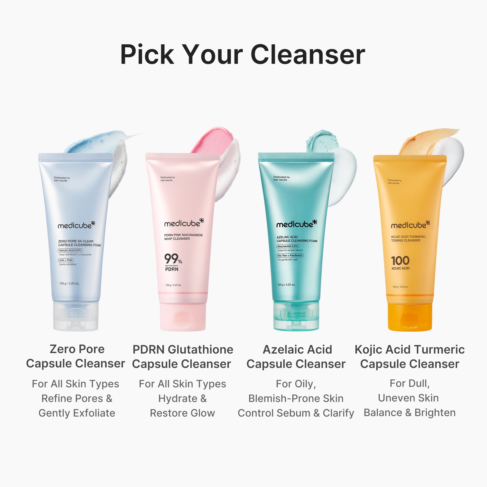 PDRN Pink Glutathione Capsule Foam Cleanser - Routine Ready Body Care