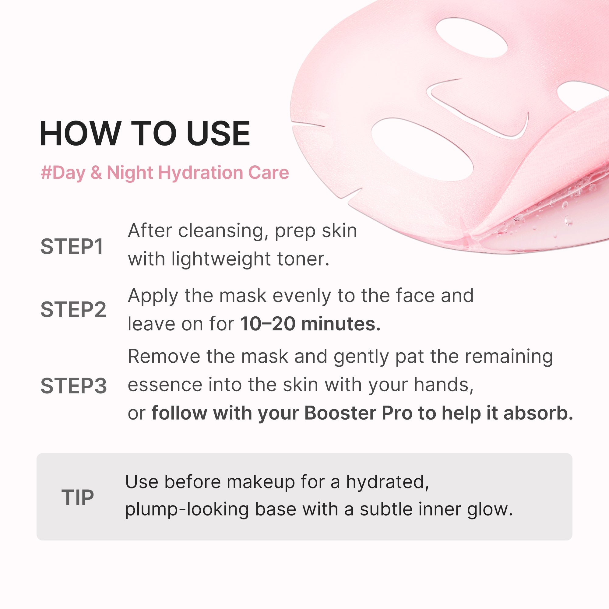 PDRN Pink Peptide Ampoule Mask - Travel Ready Cushion Pads