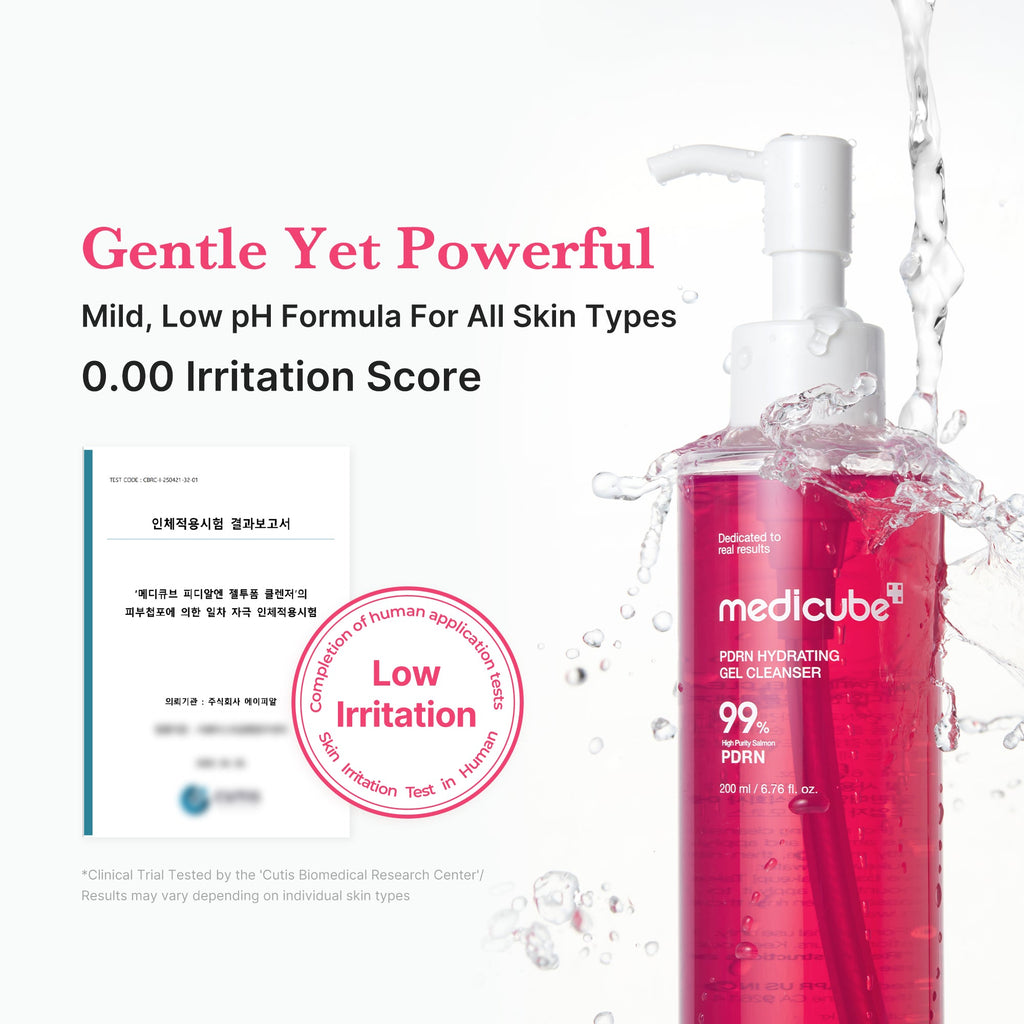 PDRN Pink Gel Cleanser - Daily Skin Care Set