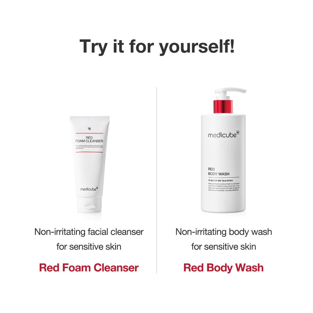 [GIFT] Red Body Wash - Lightweight Facial Device