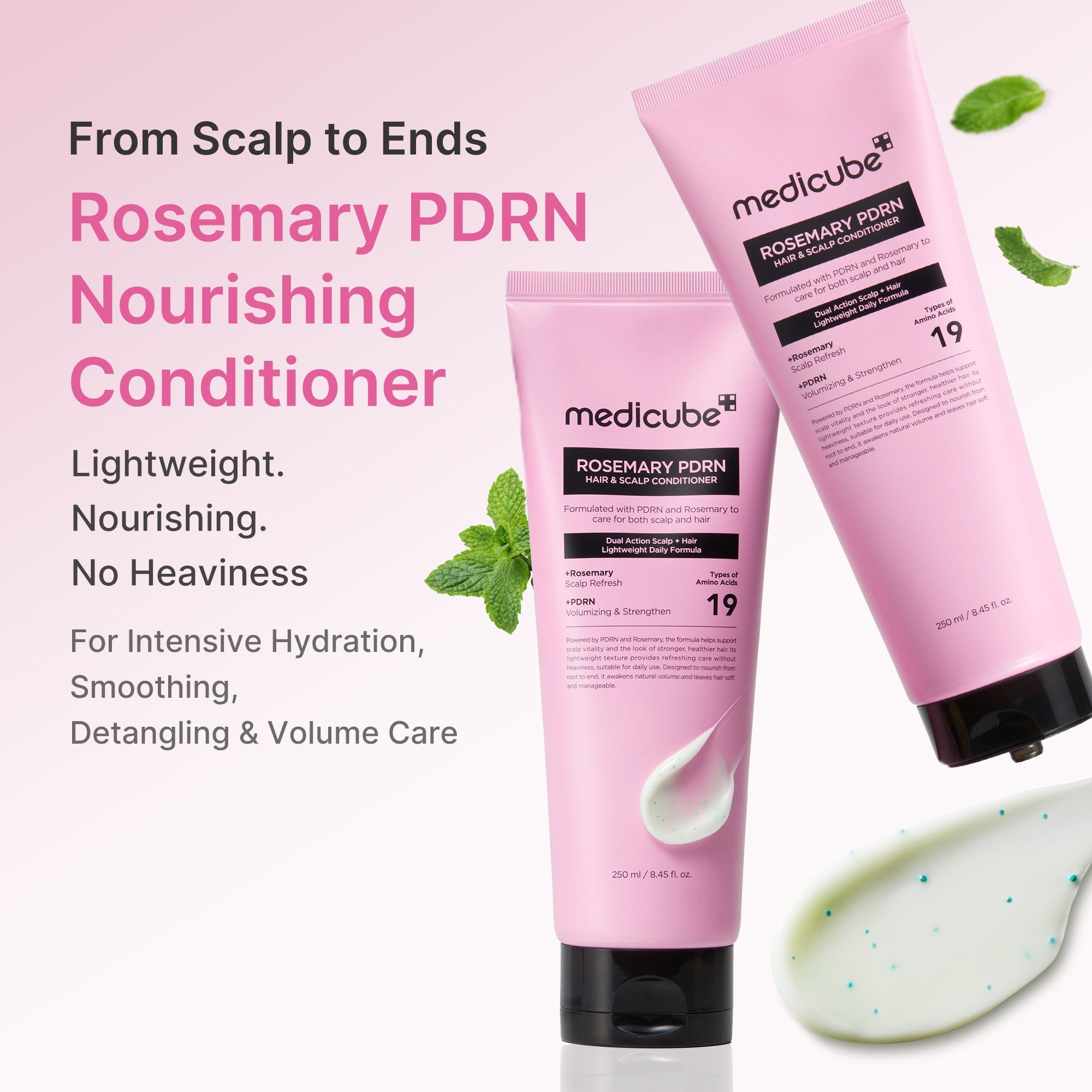 Rosemary PDRN Hair & Scalp Conditioner - Fresh Foam Cleanser