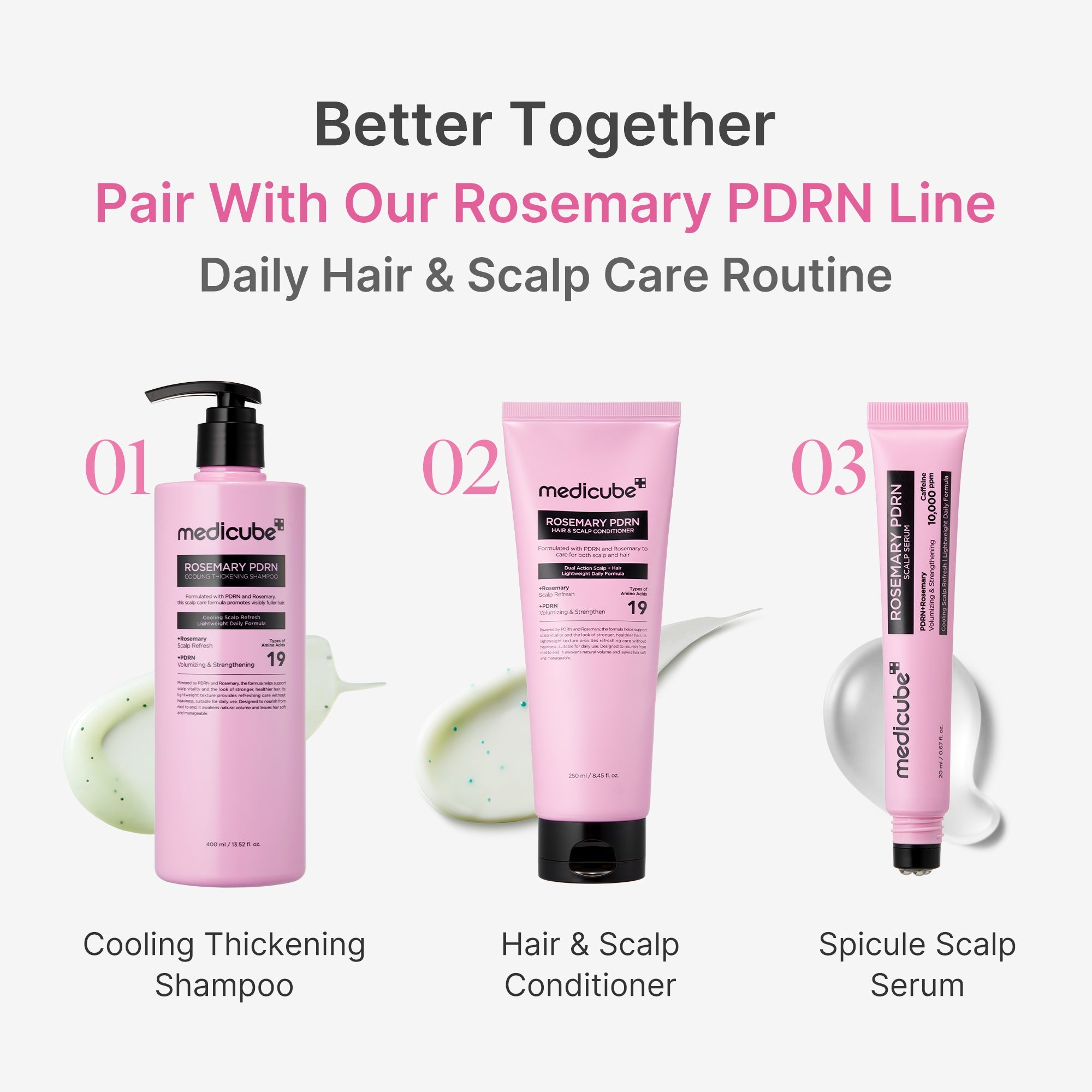 Rosemary PDRN Cooling Thickening Shampoo - Self Care Body Care