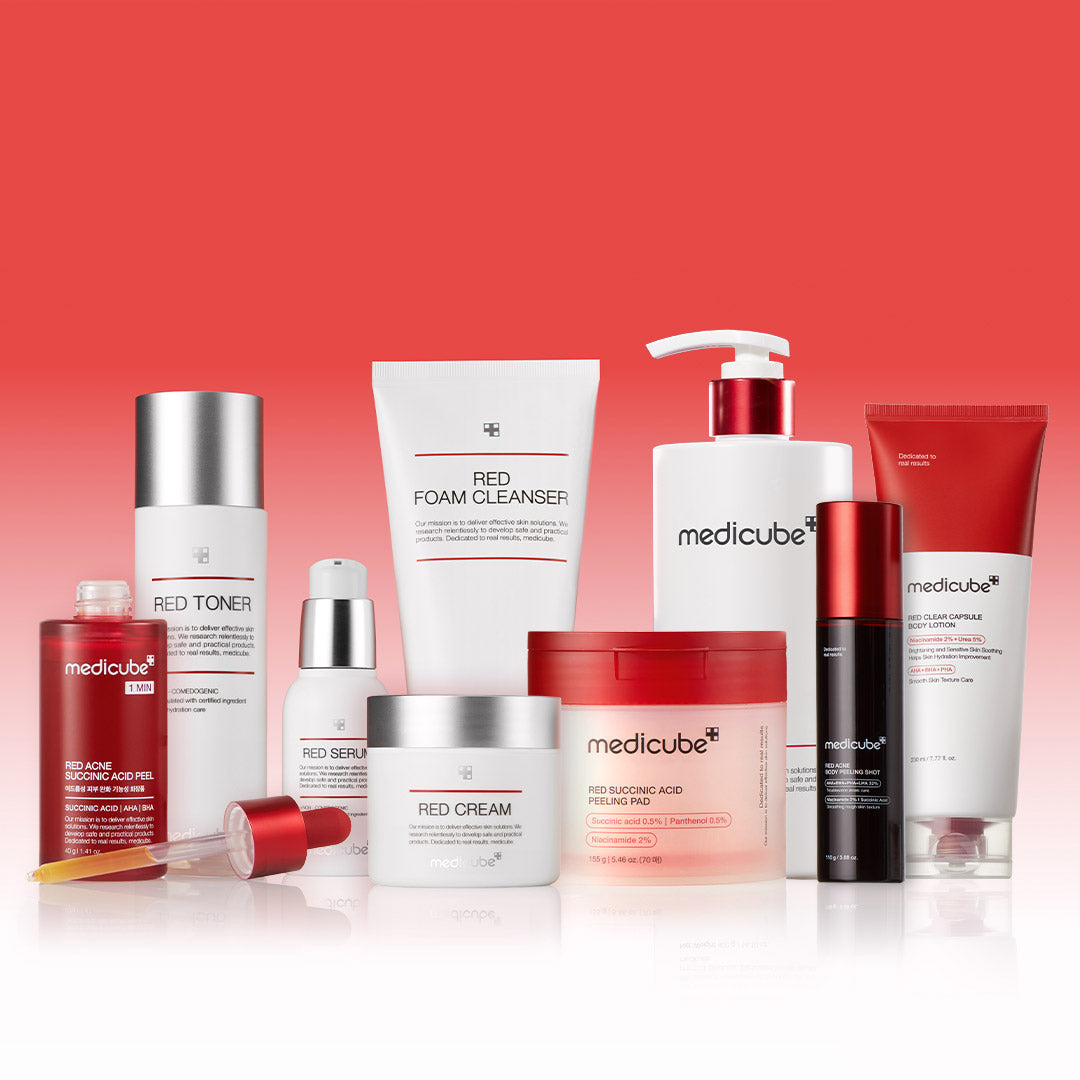 Red Line Ultimate Face & Body Care Set - Travel Ready Cream Cleanser