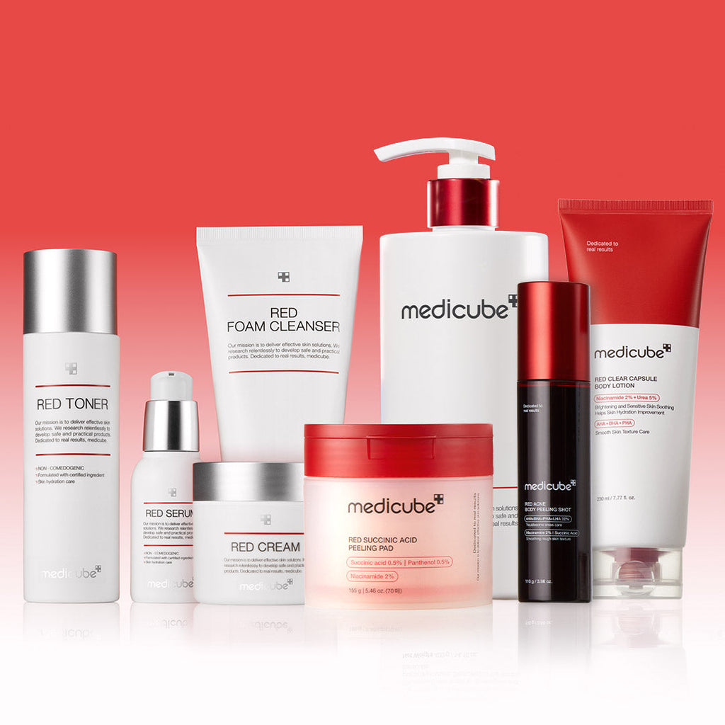 Red Line Ultimate Face & Body Care Set - Travel Ready Cream Cleanser