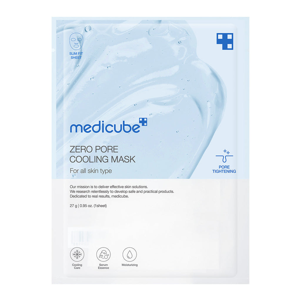 🎁 Zero Pore Cooling Mask - Lightweight Glow Drops