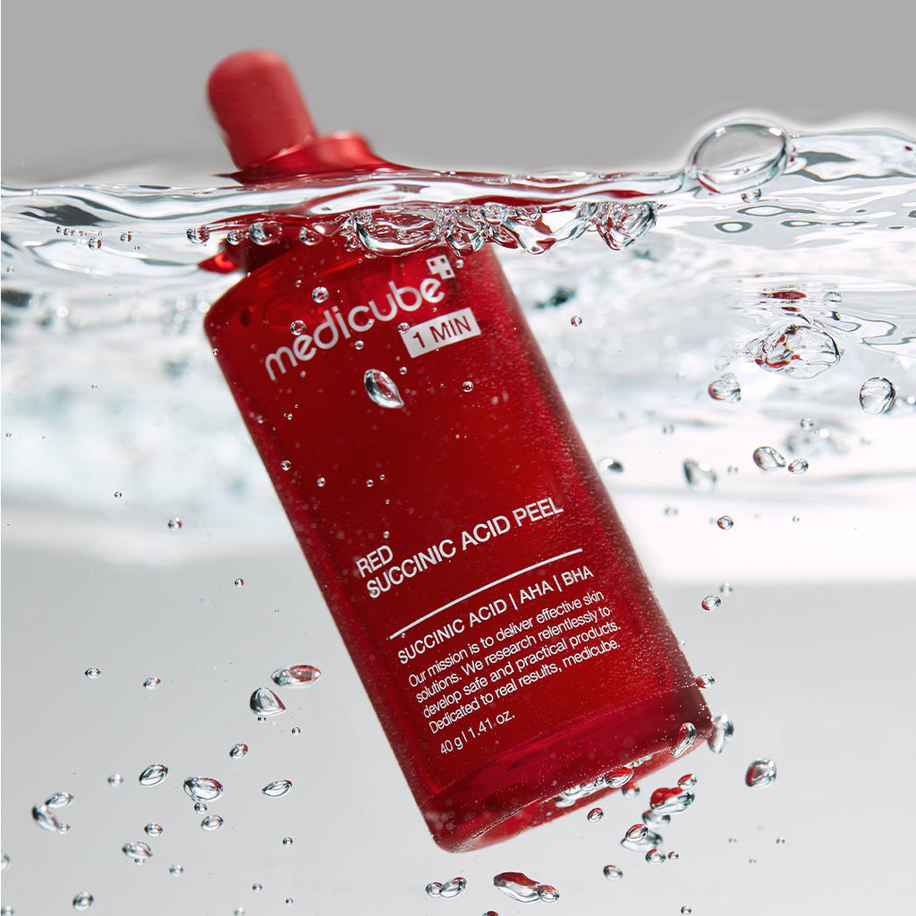 21% Red Succinic Acid Cleansing Booster Serum - Calm Look Beauty Tool